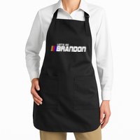Let's Go Brandon Biden Chant Racing Fan Logo Apron