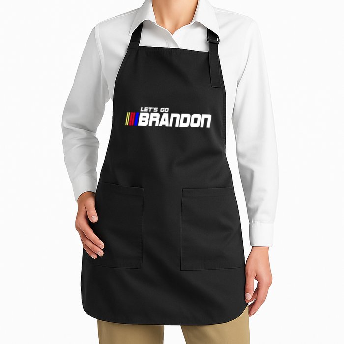 Let's Go Brandon Biden Chant Racing Fan Logo Apron