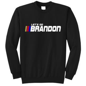 Let's Go Brandon Biden Chant Racing Fan Logo Sweatshirt