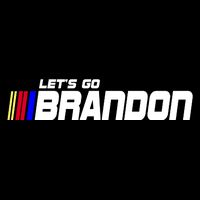 Let's Go Brandon Biden Chant Racing Fan Logo Backpack