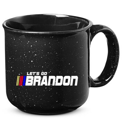 Let's Go Brandon Biden Chant Racing Fan Logo 15oz Campfire Ceramic Mug