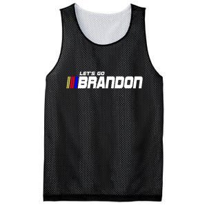 Let's Go Brandon Biden Chant Racing Fan Logo Mesh Reversible Basketball Jersey Tank