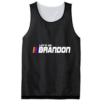 Let's Go Brandon Biden Chant Racing Fan Logo Mesh Reversible Basketball Jersey Tank