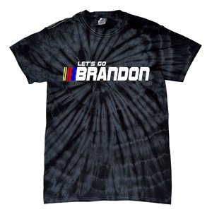 Let's Go Brandon Biden Chant Racing Fan Logo Tie-Dye T-Shirt