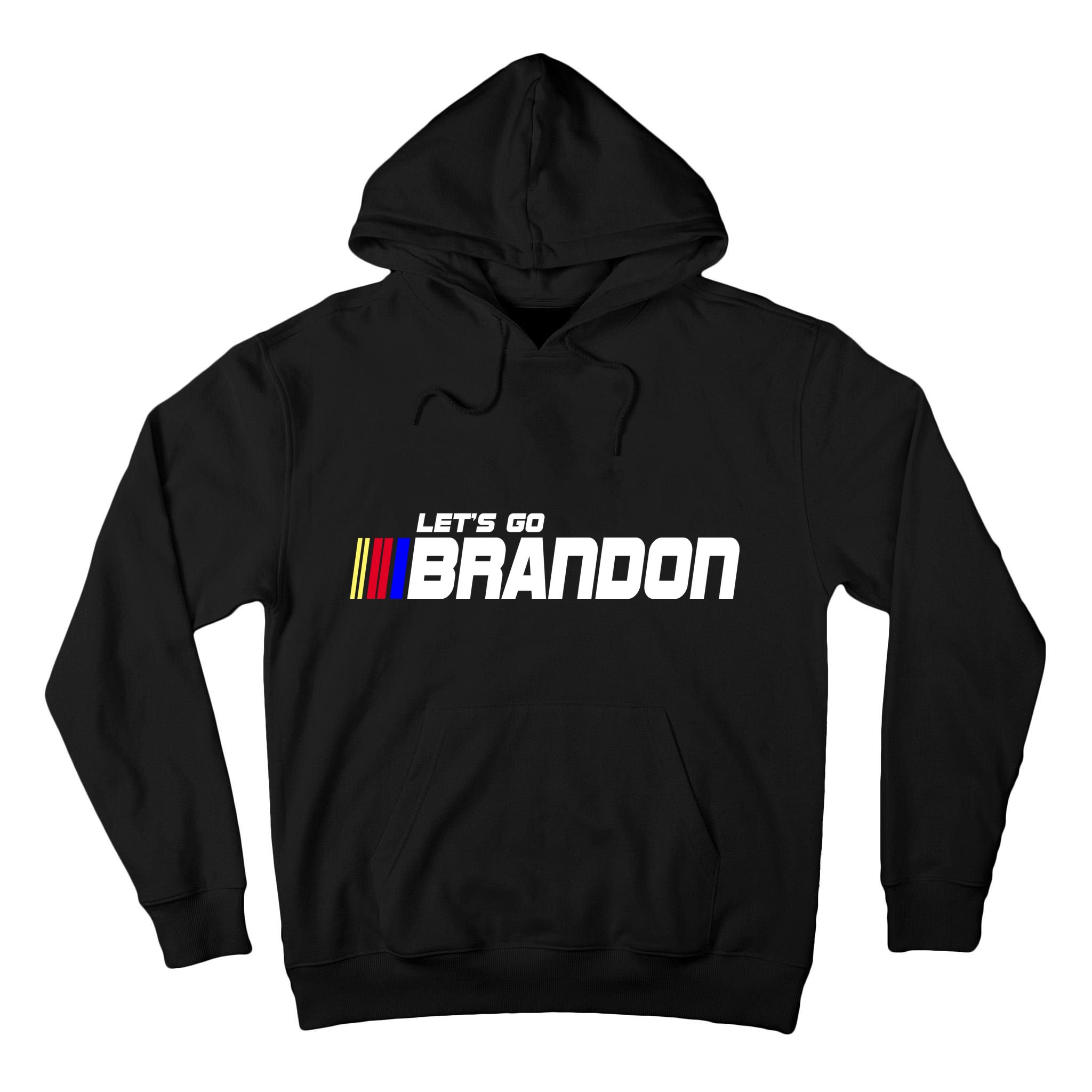Let's Go Brandon Biden Chant Racing Fan Logo Tall Hoodie