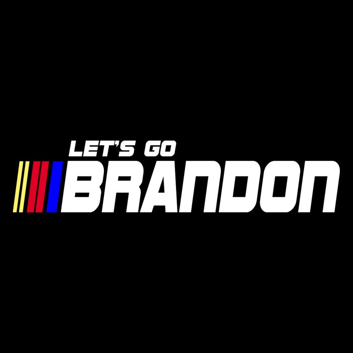 Let's Go Brandon Biden Chant Racing Fan Logo Zip Tote Bag