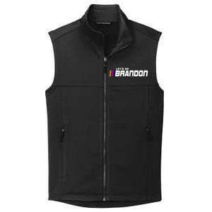 Let's Go Brandon Biden Chant Racing Fan Logo Collective Smooth Fleece Vest