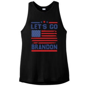 Let's Go Brandon Lets Go Brandon Ladies PosiCharge Tri-Blend Wicking Tank