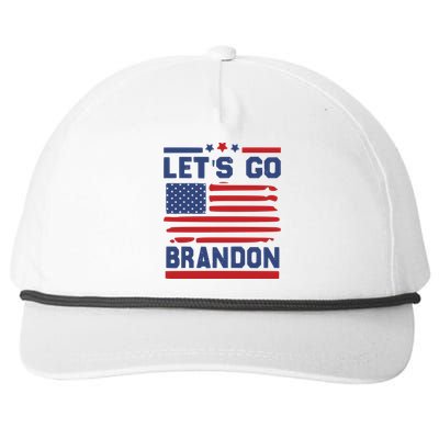 Let's Go Brandon Lets Go Brandon Snapback Five-Panel Rope Hat