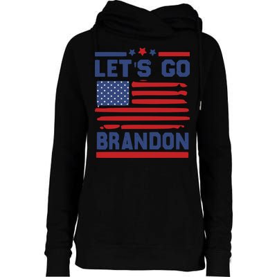 Let's Go Brandon Lets Go Brandon Womens Funnel Neck Pullover Hood