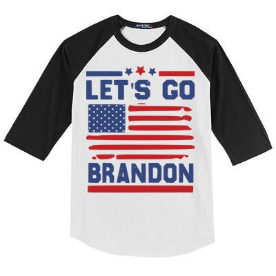 Let's Go Brandon Lets Go Brandon Kids Colorblock Raglan Jersey