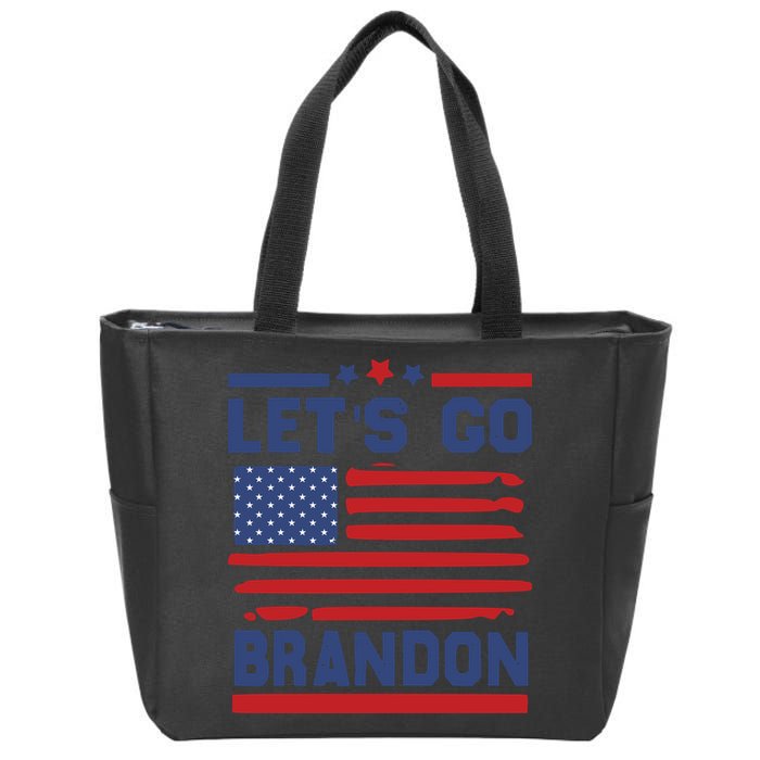 Let's Go Brandon Lets Go Brandon Zip Tote Bag