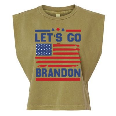 Let's Go Brandon Lets Go Brandon Garment-Dyed Women's Muscle Tee