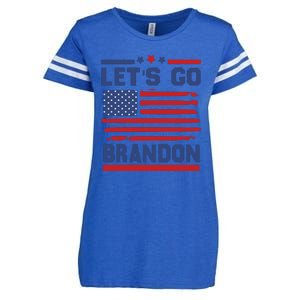 Let's Go Brandon Lets Go Brandon Enza Ladies Jersey Football T-Shirt