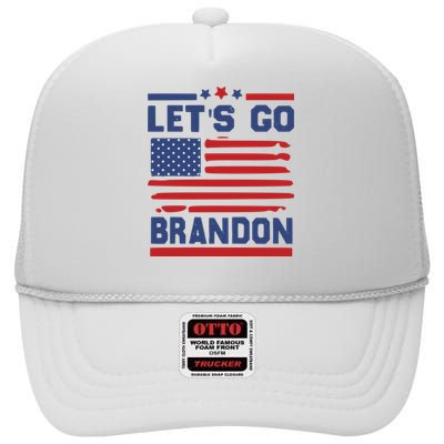 Let's Go Brandon Lets Go Brandon High Crown Mesh Back Trucker Hat