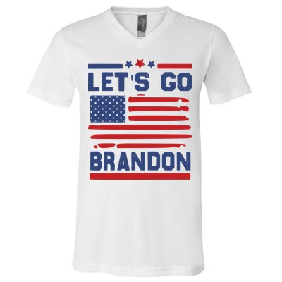 Let's Go Brandon Lets Go Brandon V-Neck T-Shirt