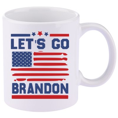 Let's Go Brandon Lets Go Brandon 11oz C Handle Ceramic Mug
