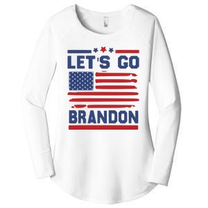 Let's Go Brandon Lets Go Brandon Women's Perfect Tri Tunic Long Sleeve Shirt