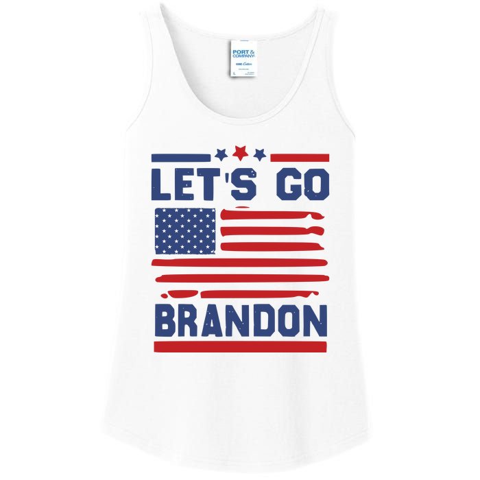 Let's Go Brandon Lets Go Brandon Ladies Essential Tank