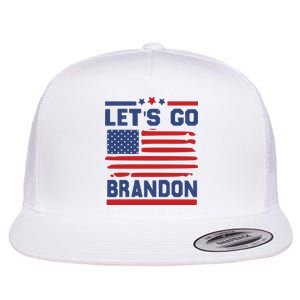 Let's Go Brandon Lets Go Brandon Flat Bill Trucker Hat