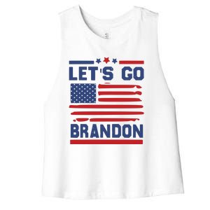 Let's Go Brandon Lets Go Brandon Women's Racerback Cropped Tank