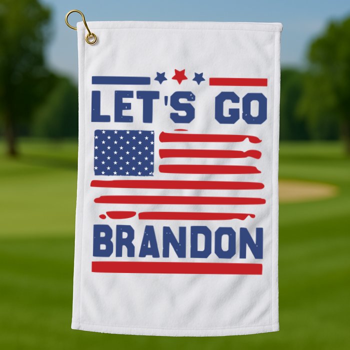Let's Go Brandon Lets Go Brandon Golf Towel