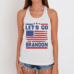 Let's Go Brandon Lets Go Brandon Women's Knotted Racerback Tank