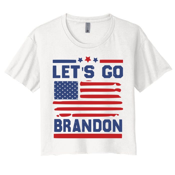 Let's Go Brandon Lets Go Brandon Crop Top