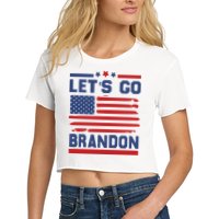 Let's Go Brandon Lets Go Brandon Crop Top