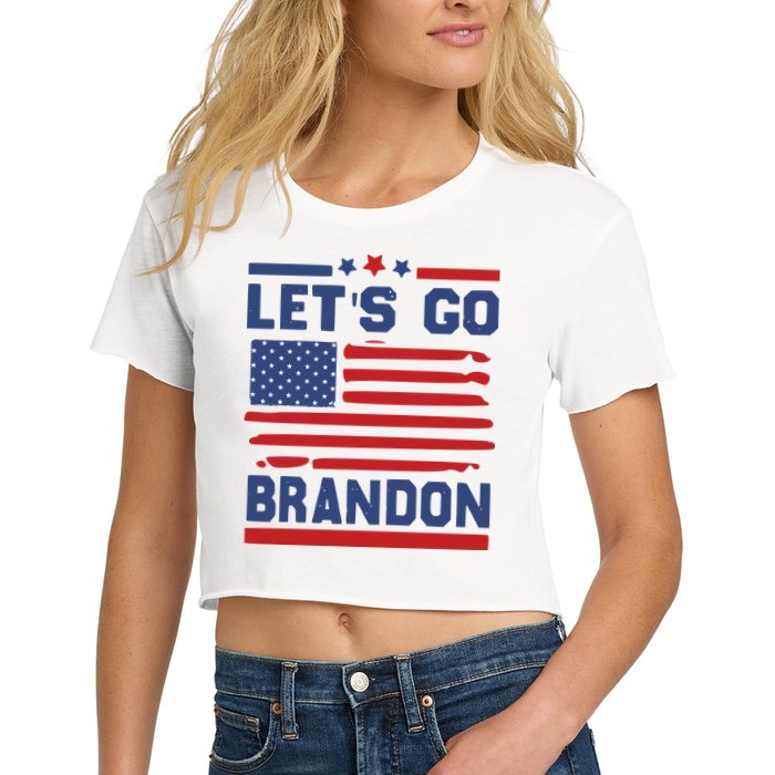 Let's Go Brandon Lets Go Brandon Crop Top