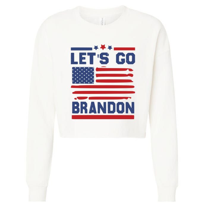 Let's Go Brandon Lets Go Brandon Cropped Pullover Crew