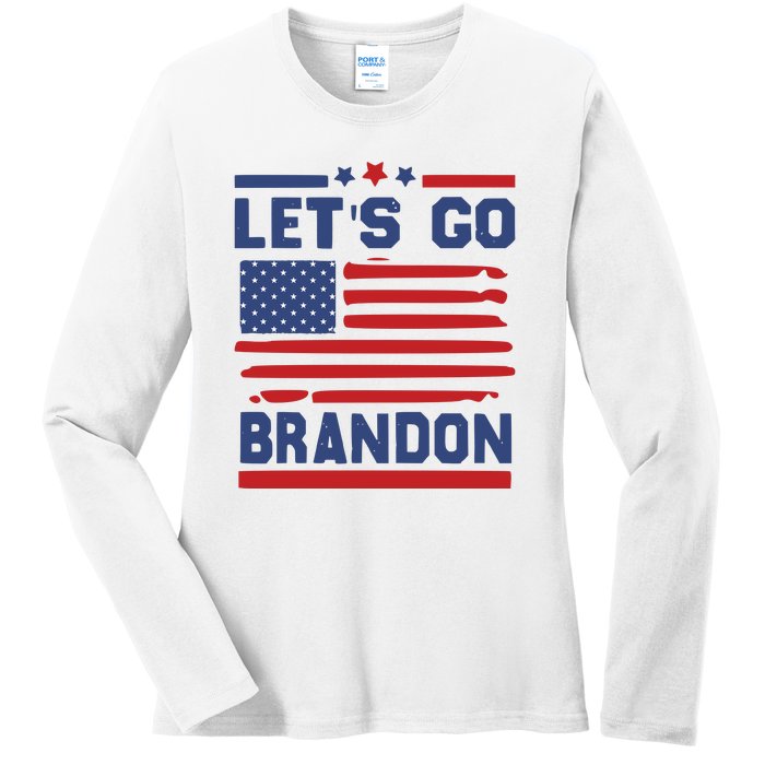 Let's Go Brandon Lets Go Brandon Ladies Long Sleeve Shirt