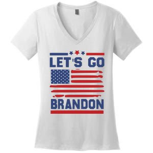 Let's Go Brandon Lets Go Brandon Women's V-Neck T-Shirt