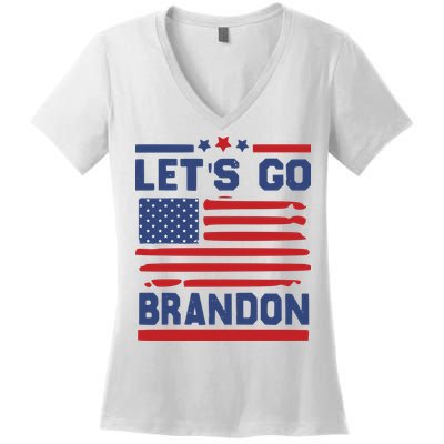 Let's Go Brandon Lets Go Brandon Women's V-Neck T-Shirt