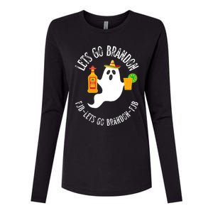 Lets Go Brandon LetS Go Brandon Halloween Thanksgiving Womens Cotton Relaxed Long Sleeve T-Shirt