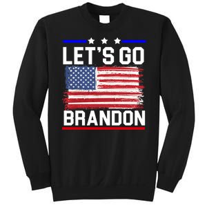 Let's Go Brandon Biden Chant American Flag Sweatshirt