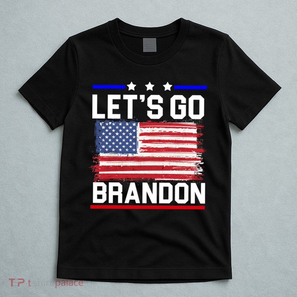 Let's Go Brandon Biden Chant American Flag T-Shirt