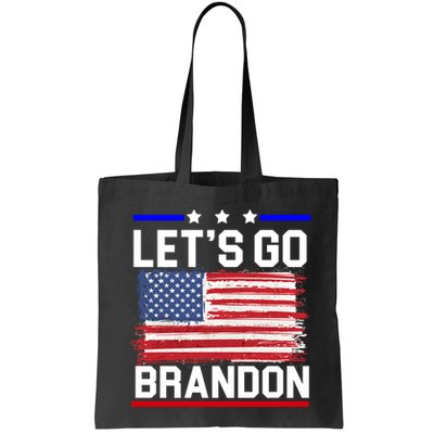 Let's Go Brandon Biden Chant American Flag Bag