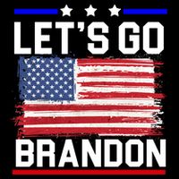 Let's Go Brandon Biden Chant American Flag Baby Bodysuit
