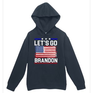 Let's Go Brandon Biden Chant American Flag Urban Pullover Hoodie