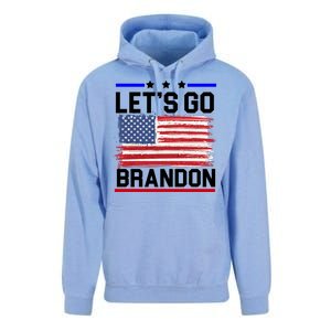 Let's Go Brandon Biden Chant American Flag Unisex Surf Hoodie