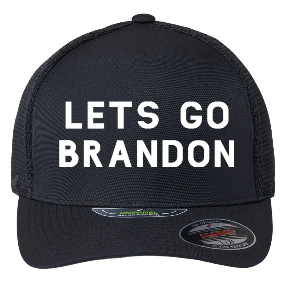 Lets Go Brandon! Flexfit Unipanel Trucker Cap