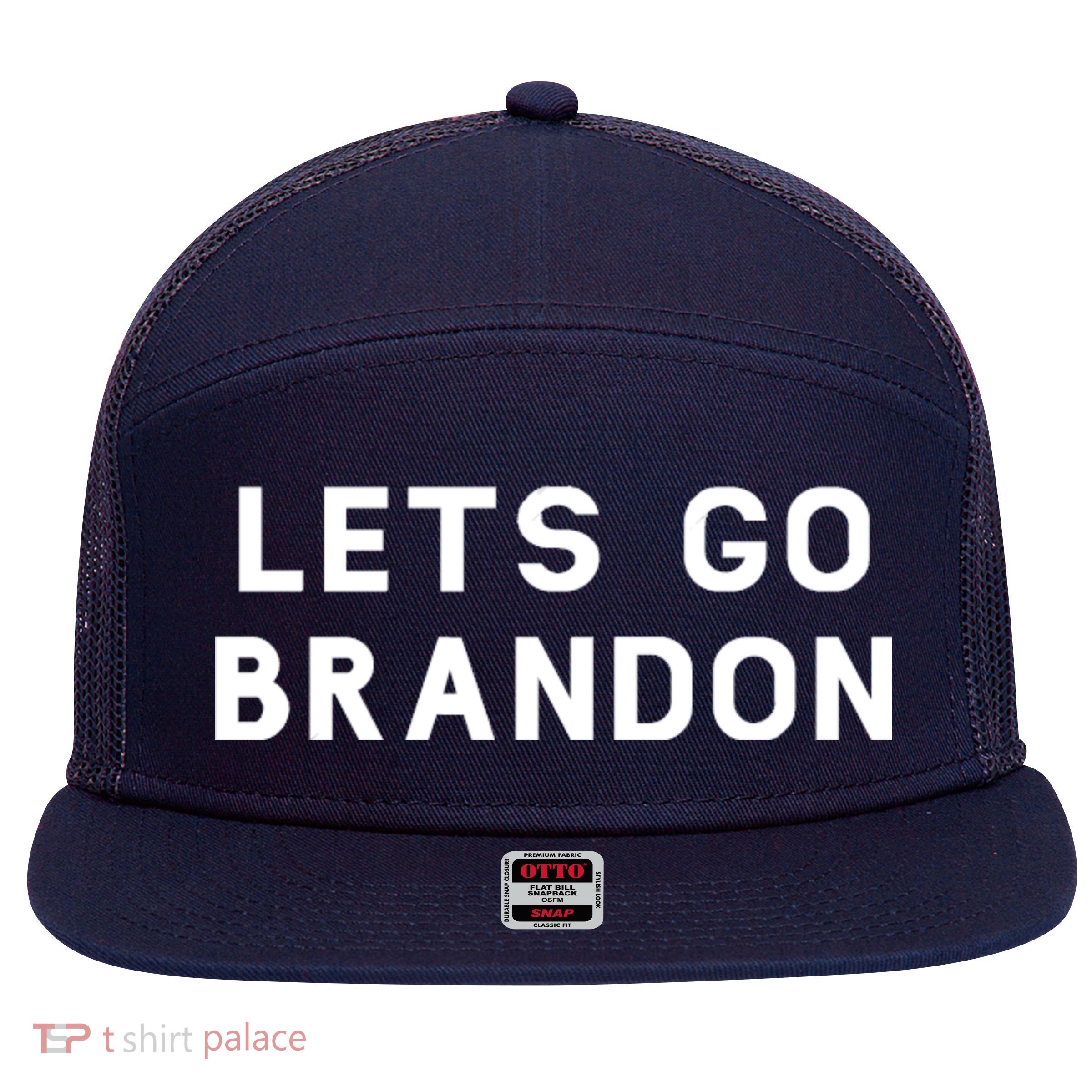 Lets Go Brandon! 7 Panel Mesh Trucker Snapback Hat