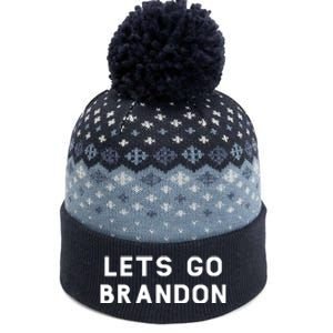 Lets Go Brandon! The Baniff Cuffed Pom Beanie