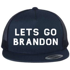 Lets Go Brandon! Flat Bill Trucker Hat