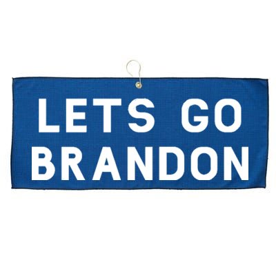 Lets Go Brandon! Large Microfiber Waffle Golf Towel