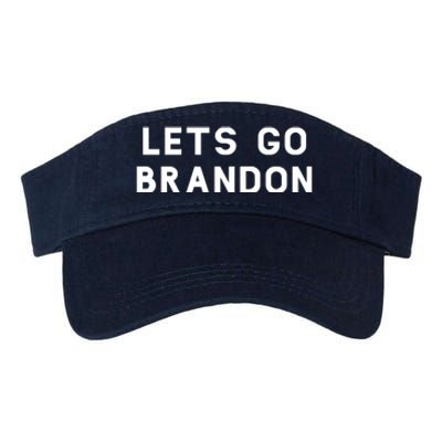 Lets Go Brandon! Valucap Bio-Washed Visor