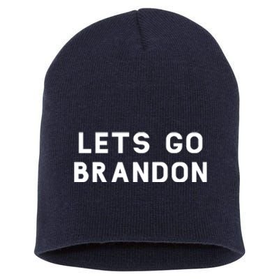 Lets Go Brandon! Short Acrylic Beanie