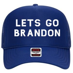 Lets Go Brandon! High Crown Mesh Back Trucker Hat