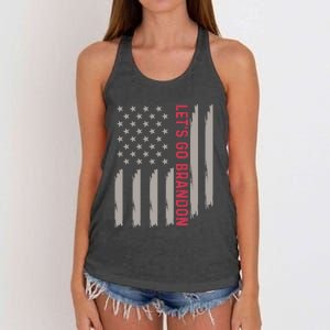 Let's Go Brandon Lets Go Brandon Lets Go Brandon Let's Go Brandon Women's Knotted Racerback Tank